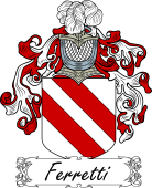 Araldica Italiana Coat of arms used by the Italian family Ferretti