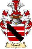 English Coat of Arms (v.23) for the family Newell