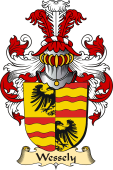 v.23 Coat of Family Arms from Germany for Wessely