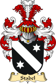 v.23 Coat of Family Arms from Germany for Stabel