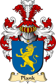 v.23 Coat of Family Arms from Germany for Plank