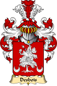 French Family Coat of Arms (v.23) for Desbois