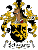 German Wappen Coat of Arms for Schwartz