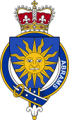 Families or Britain Coat of Arms Badge for: Abrams (England)