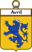 French Coat of Arms Badge for Avril