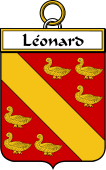French Coat of Arms Badge for Léonard