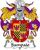 Portuguese Coat of Arms for Sampaio or São Paio