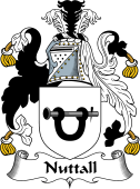 English Coat of Arms for the family Nuttall