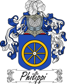 Araldica Italiana Coat of arms used by the Italian family Philippi
