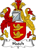 English Coat of Arms for the family Hatch