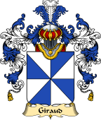 French Family Coat of Arms (v.25) Giraud
