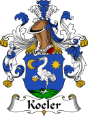 German Wappen Coat of Arms for Koeler