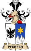 Republic of Austria Coat of Arms for Pfeiffer