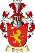 v.23 Coat of Family Arms from Germany for Zenker