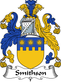 English Coat of Arms for the family Smithson