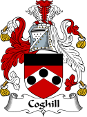 English Coat of Arms for the family Coghill