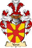 v.23 Coat of Family Arms from Germany for Vorst