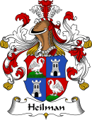 German Wappen Coat of Arms for Heilman