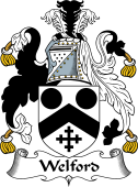 English Coat of Arms for the family Welford