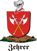 German shield on a mount for Zehrer