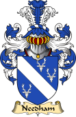 Irish Family Coat of Arms (v.23) for Needham or O'Nee