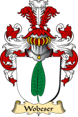 v.23 Coat of Family Arms from Germany for Wobeser