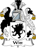 English Coat of Arms for Witt