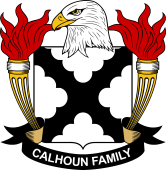 Coat of arms used by the Calhoun family in the United States of America
