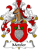 German Wappen Coat of Arms for Metzler