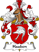 German Wappen Coat of Arms for Hauben