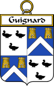 French Coat of Arms Badge for Guignard