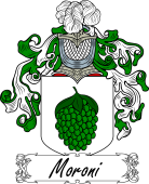 Araldica Italiana Coat of arms used by the Italian family Moroni
