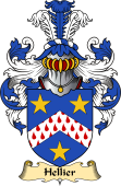 English Coat of Arms (v.23) for the family Hellier