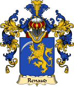 French Family Coat of Arms (v.25) Renaud