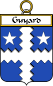 French Coat of Arms Badge for Guyard