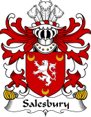 Welsh Coat of Arms for Salesbury (of Lleweni, Denbighshire)
