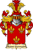 French Family Coat of Arms (v.23) for Saint-Germain