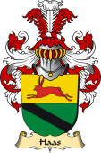 v.23 Coat of Family Arms from Germany for Haas