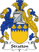 English Coat of Arms for the family Stratton