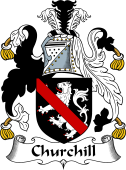 English Coat of Arms for the family Churchill