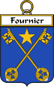 French Coat of Arms Badge for Fournier