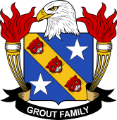 American Coat of Arms for Grout