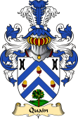 English Coat of Arms (v.23) for the family Quain