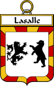 French Coat of Arms Badge for Lasalle (Salle de la)