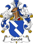 German Wappen Coat of Arms for Ganahl