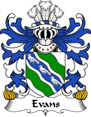 Welsh Coat of Arms for Evans (of Chester)