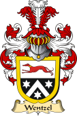 v.23 Coat of Family Arms from Germany for Wentzel