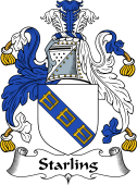 English Coat of Arms for Starling