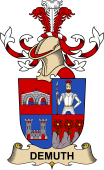 Republic of Austria Coat of Arms for Demuth de Hantesberg