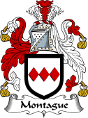 English Coat of Arms for the family Montague